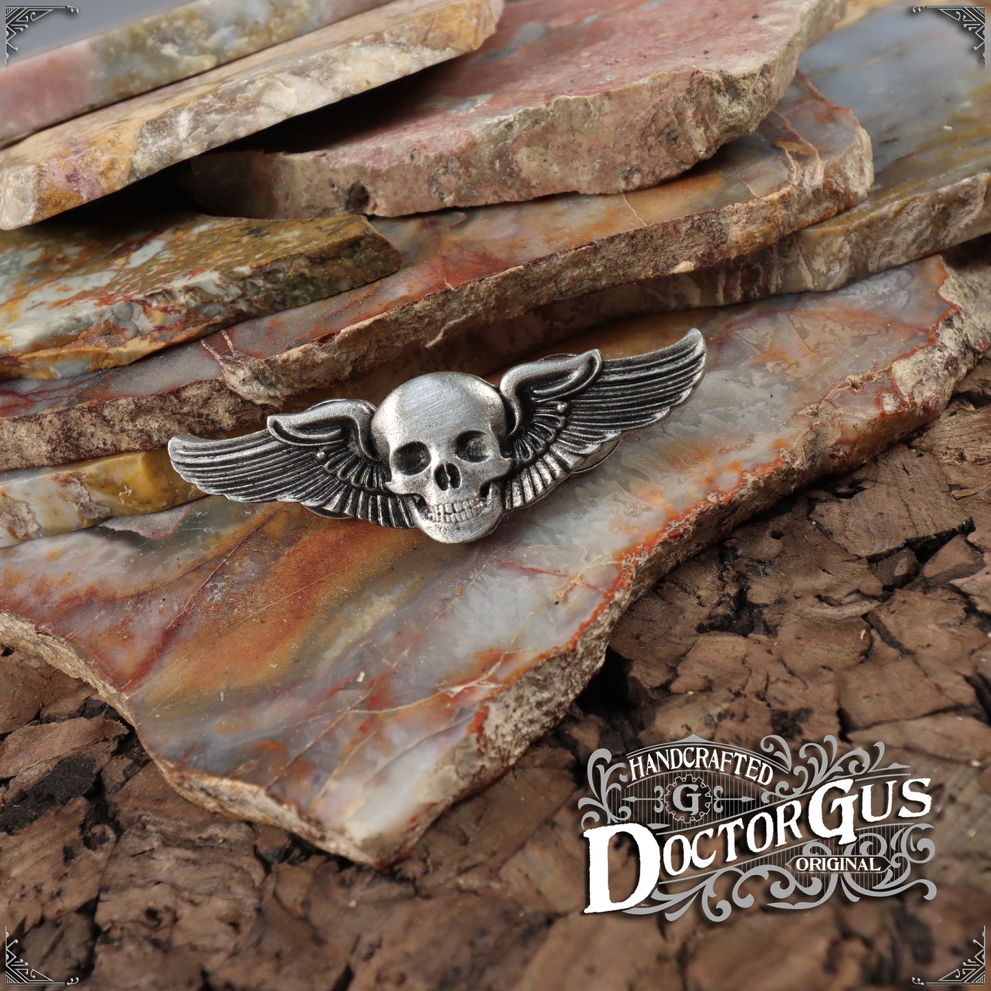 Skull Pilot Wings - Mini Size