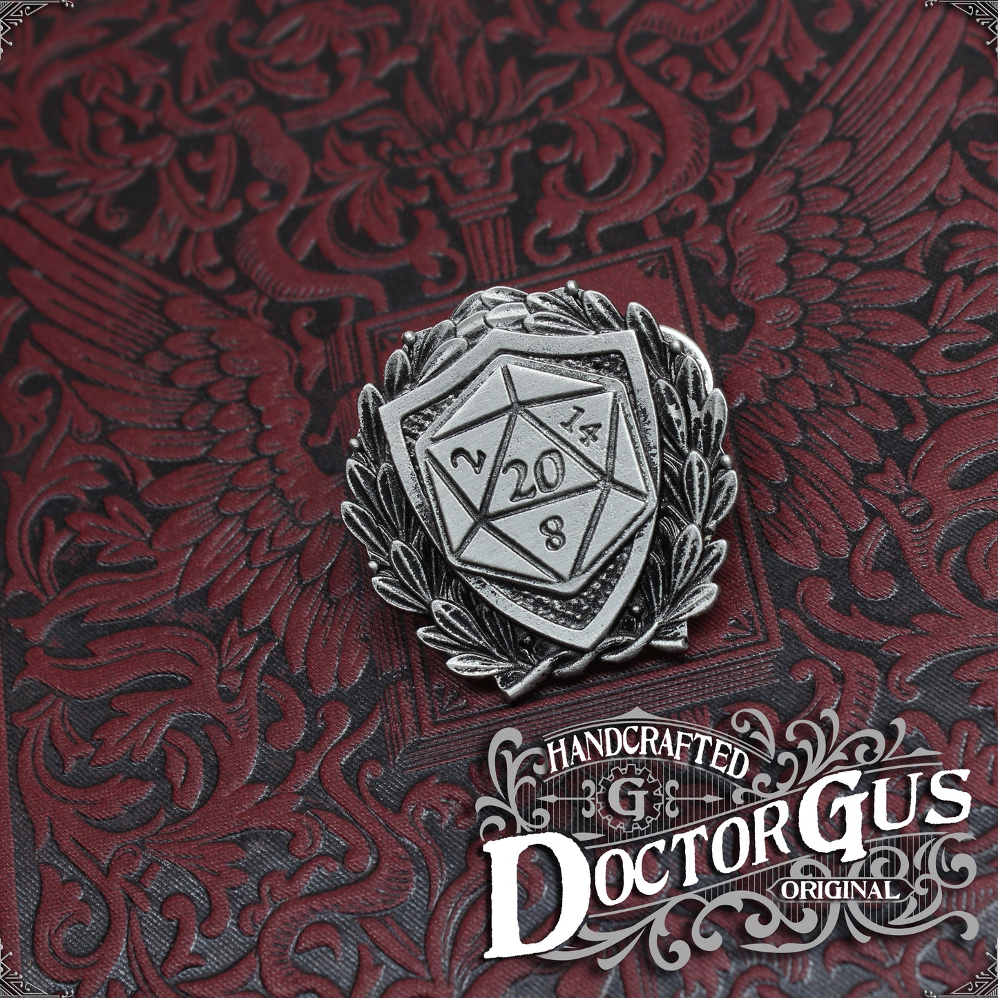 D20 Heraldic Badge