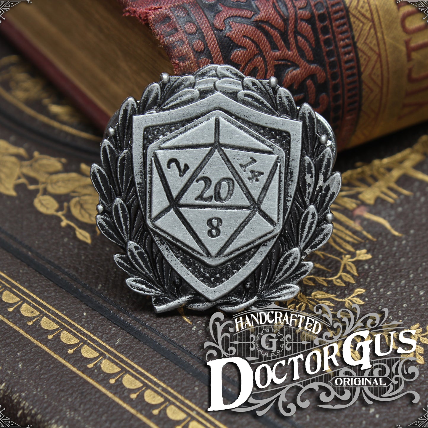 D20 Heraldic Badge