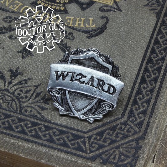 Wizard Badge - RPG Character Class Pin