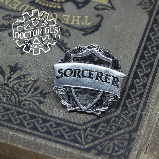 Sorcerer Badge - RPG Character Class Pin