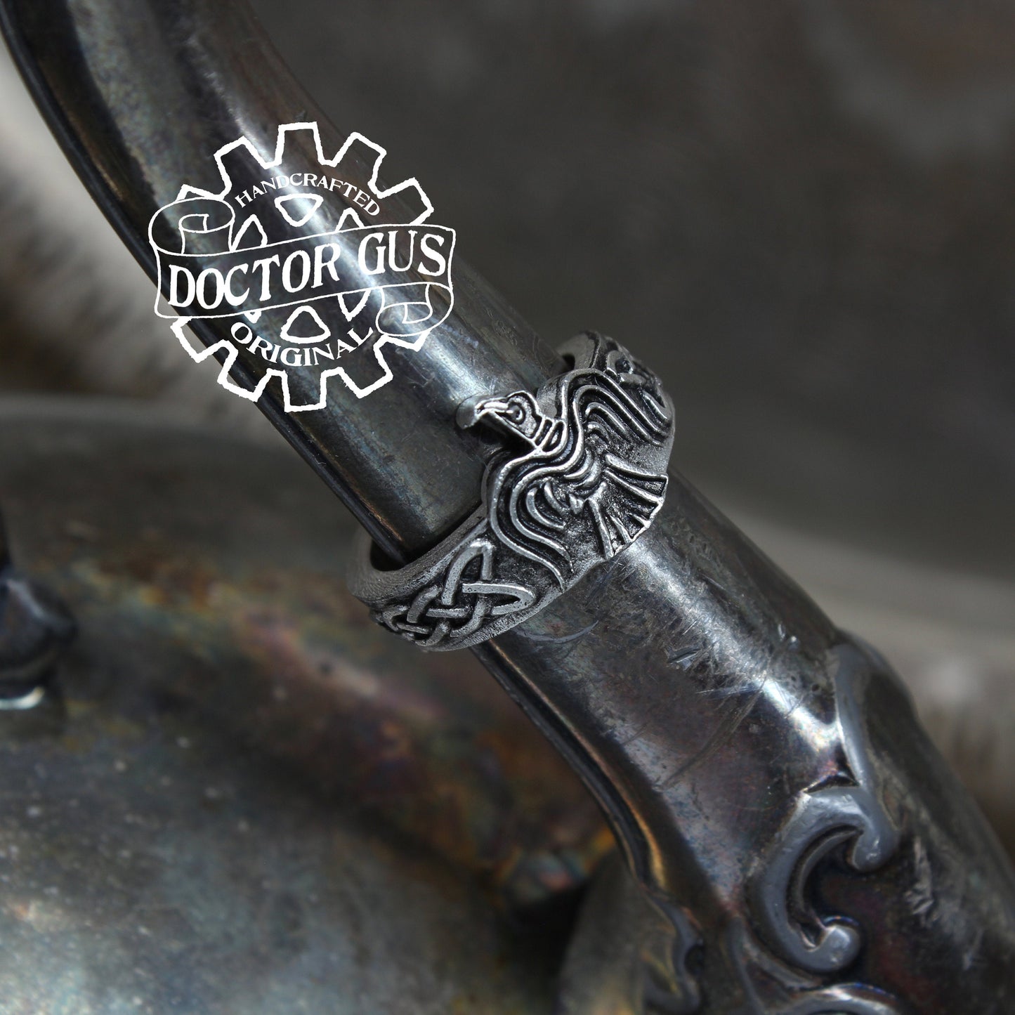 Viking Raven Ring