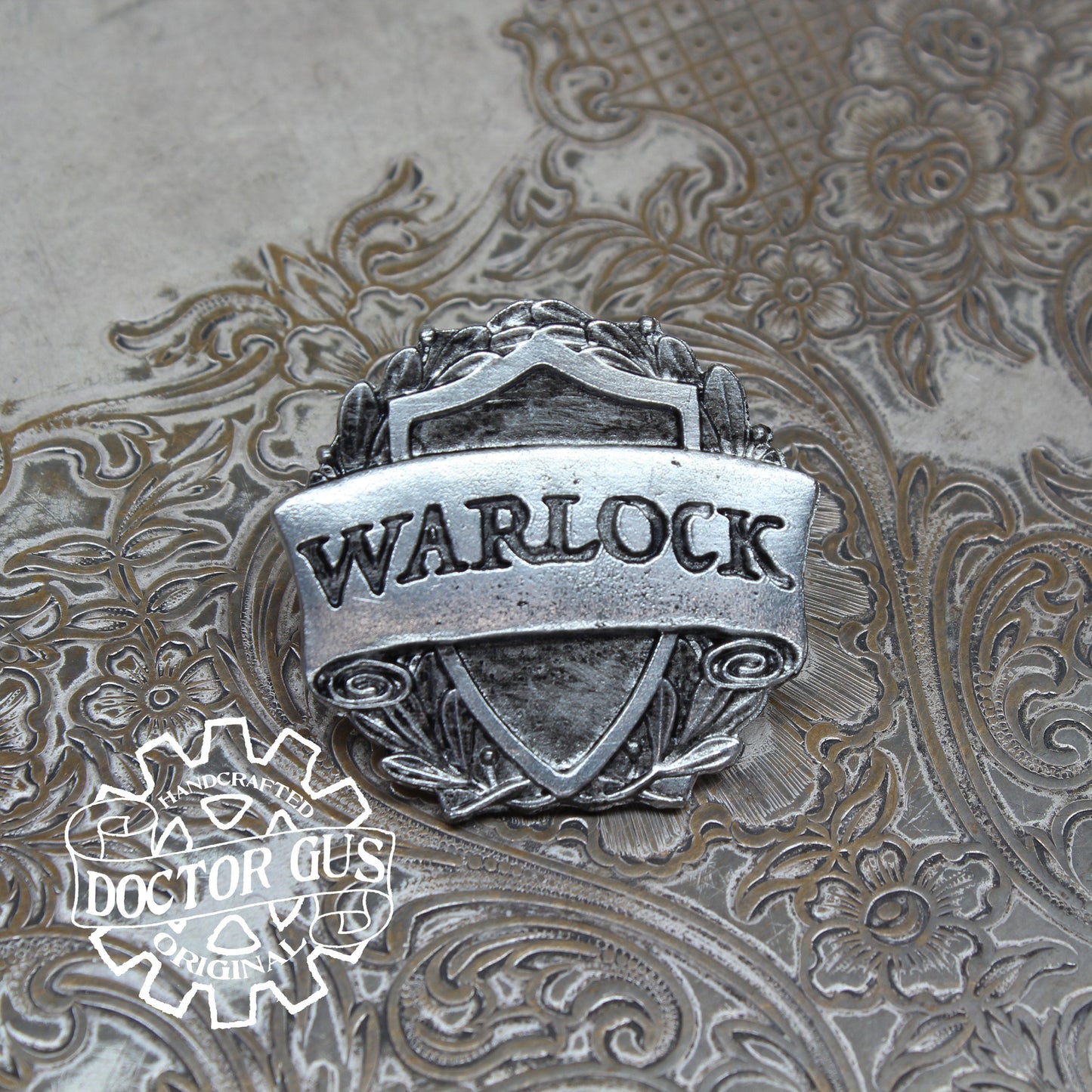 Warlock Badge - RPG Character Class Pin