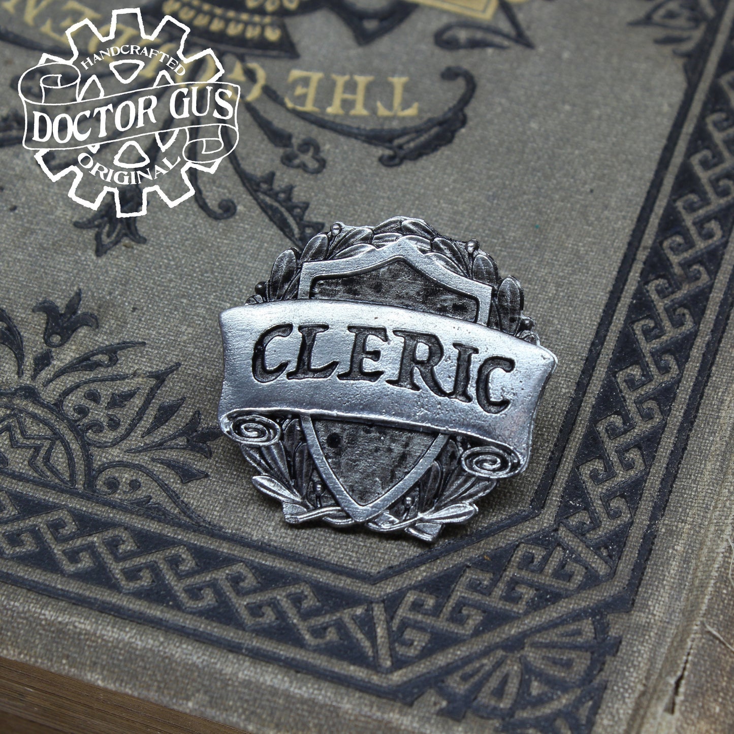 Cleric Badge - RPG Character Class Pin