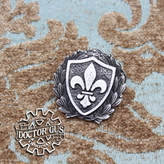 Fleur de Lis Heraldic Badge