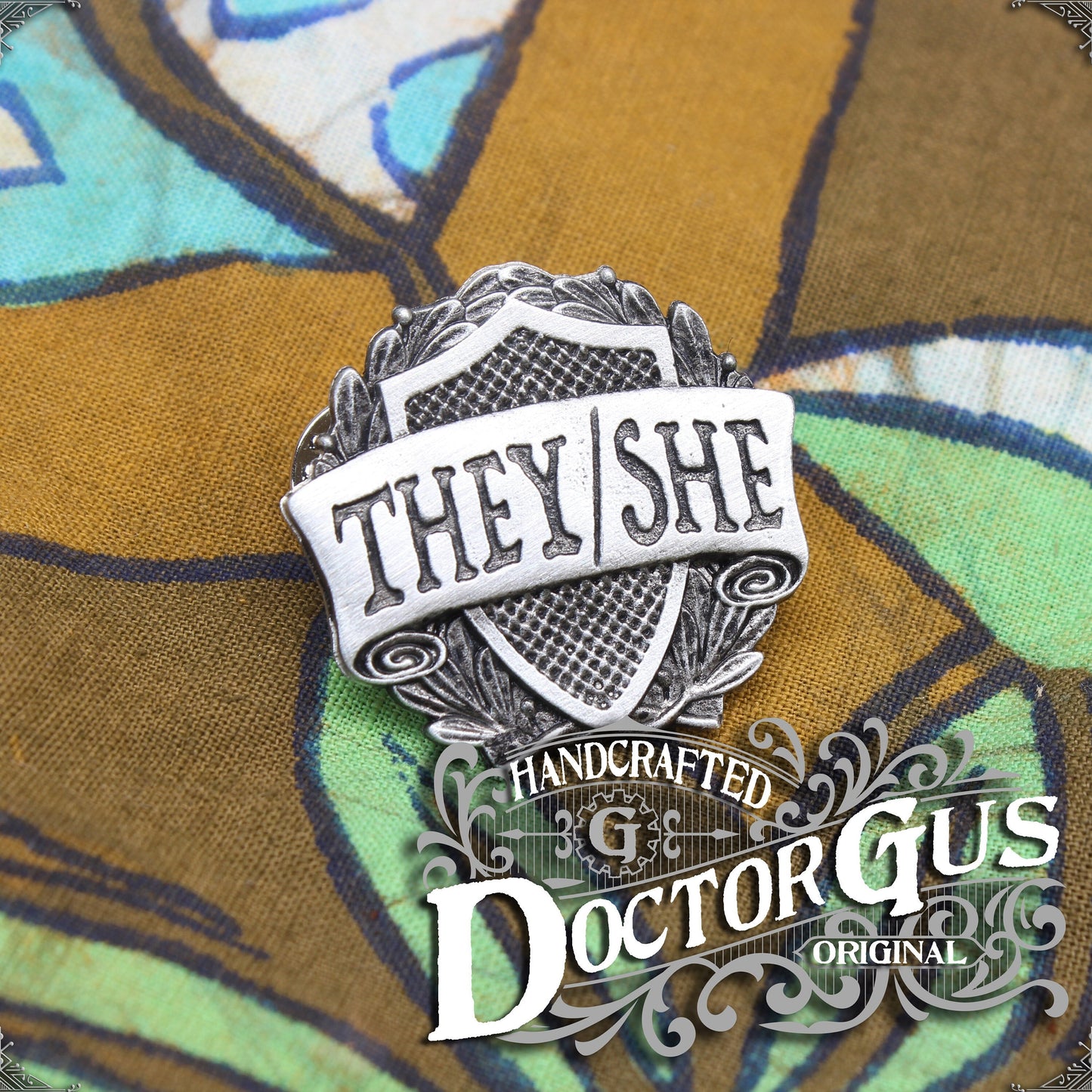 They/She Pronoun Badge