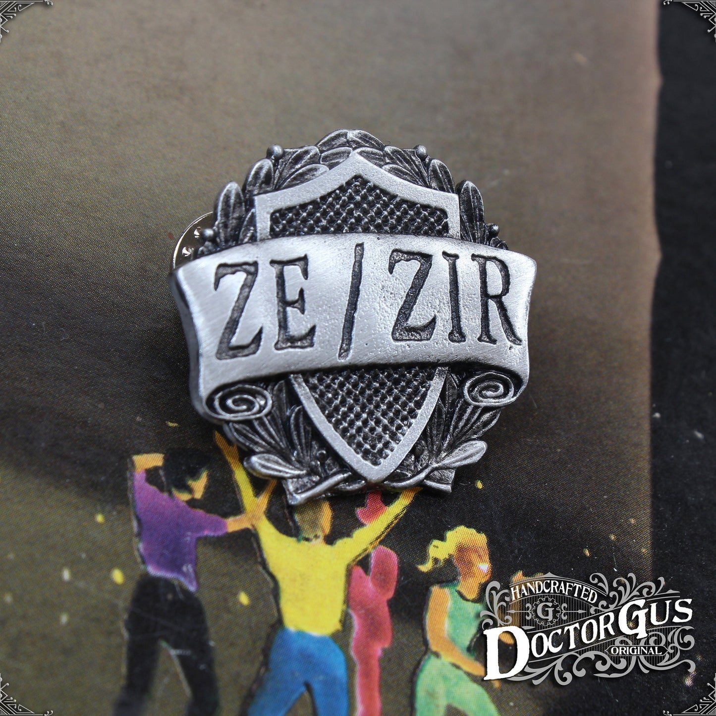 Ze/Zir Neo Pronoun Badge