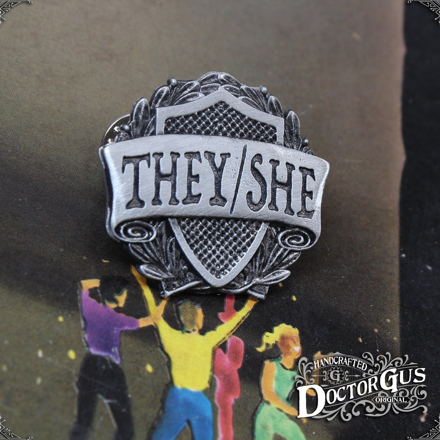 They/She Pronoun Badge